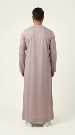 Ash Rose Emirati Thobe with Tassel Emarati