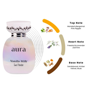 Aura Vanilla Milk Perfume 100ml Khadlaj Emarati