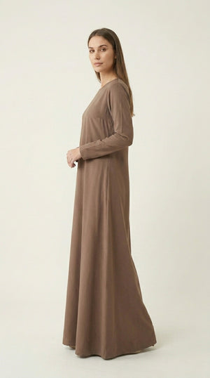 Brown Premium Nida Abaya Emarati