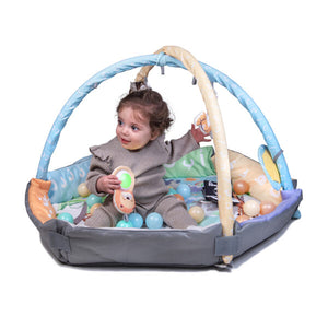 Desi Doll Arabic Alphabet 5-in-1 Activity Gym & Playmat for Babies Emarati