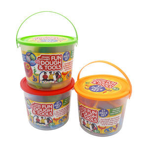 Desi Doll Arabic Letters Fun Dough Set – Kids Educational Learning Toy Emarati
