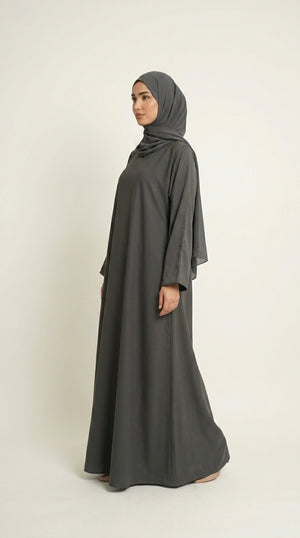 Grey Premium Nida Abaya Emarati