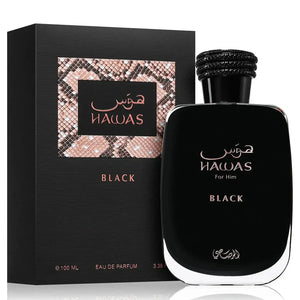 Hawas Black For Him Perfume 100ml EDP Rasasi Rasasi
