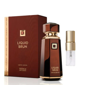 Liquid Brun Limited Edition Extrait De Parfum 150ml Sample 2ml French Avenue French Avenue
