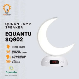 Moon Lamp Quran Speaker with Azan Clock Emarati