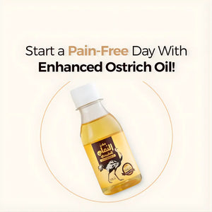 Ostrich oil Natural Massage oil Rheumatism Joints Bone Knee Pain Relief Ostrich Fat oil 125ml Aromique Beauty Ltd