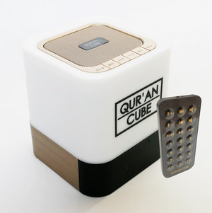 Quran Cube LED Speaker X with Adhan Clock, Quran Recitation, Nasheeds & Islamic Stories Emarati