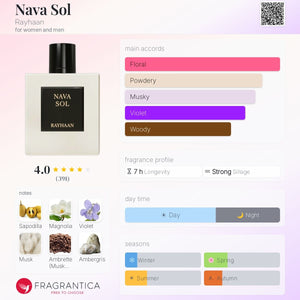 Nava Sol Parfume 100ml Rayhaan Emarati