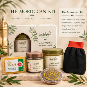 The Moroccan Kit 4-in-1 – Traditional Moroccan Hammam Spa Kit Emarati