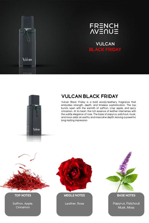 Vulcan Black Friday Edition 100ml EDP French Avenue French Avenue