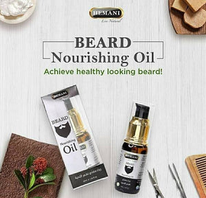 Hemani Beard Nourishing Oil 30ml Argan Jojoba Castor Tea Tree Oils Emarati
