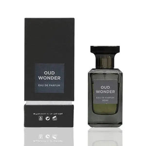 Oud Wonder Perfume 80ml EDP Fragrance World - Aromique Beauty Ltd