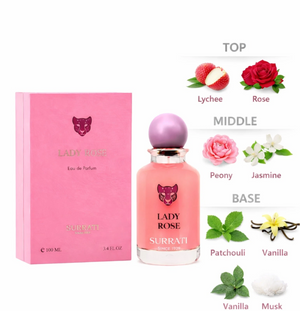Lady Rose Eau de Parfum 100ml Surrati Emarati