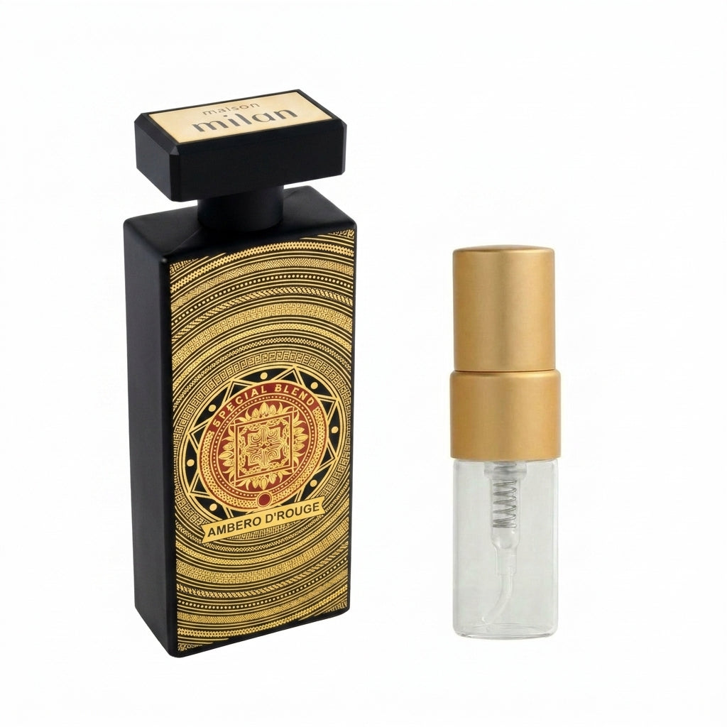Ambero D’Rouge Perfume Sample 2ml Maison Milan  Emarati