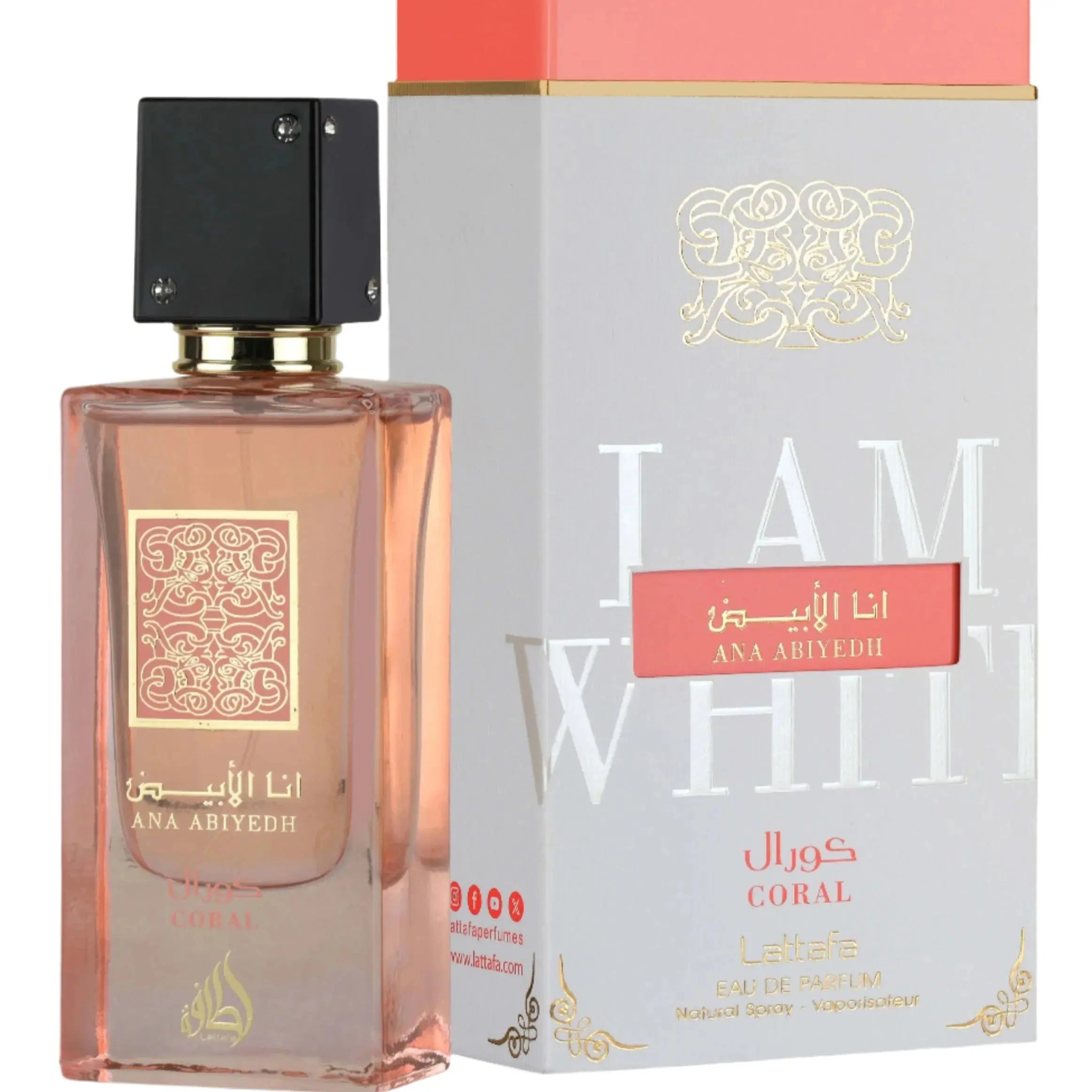 Ana Abiyedh Coral 60ml EDP Perfume by Lattafa Lattafa