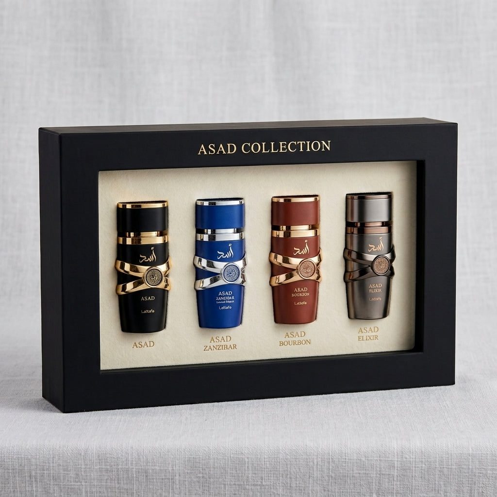 Asad Collection Set 5ml Lattafa  Emarati