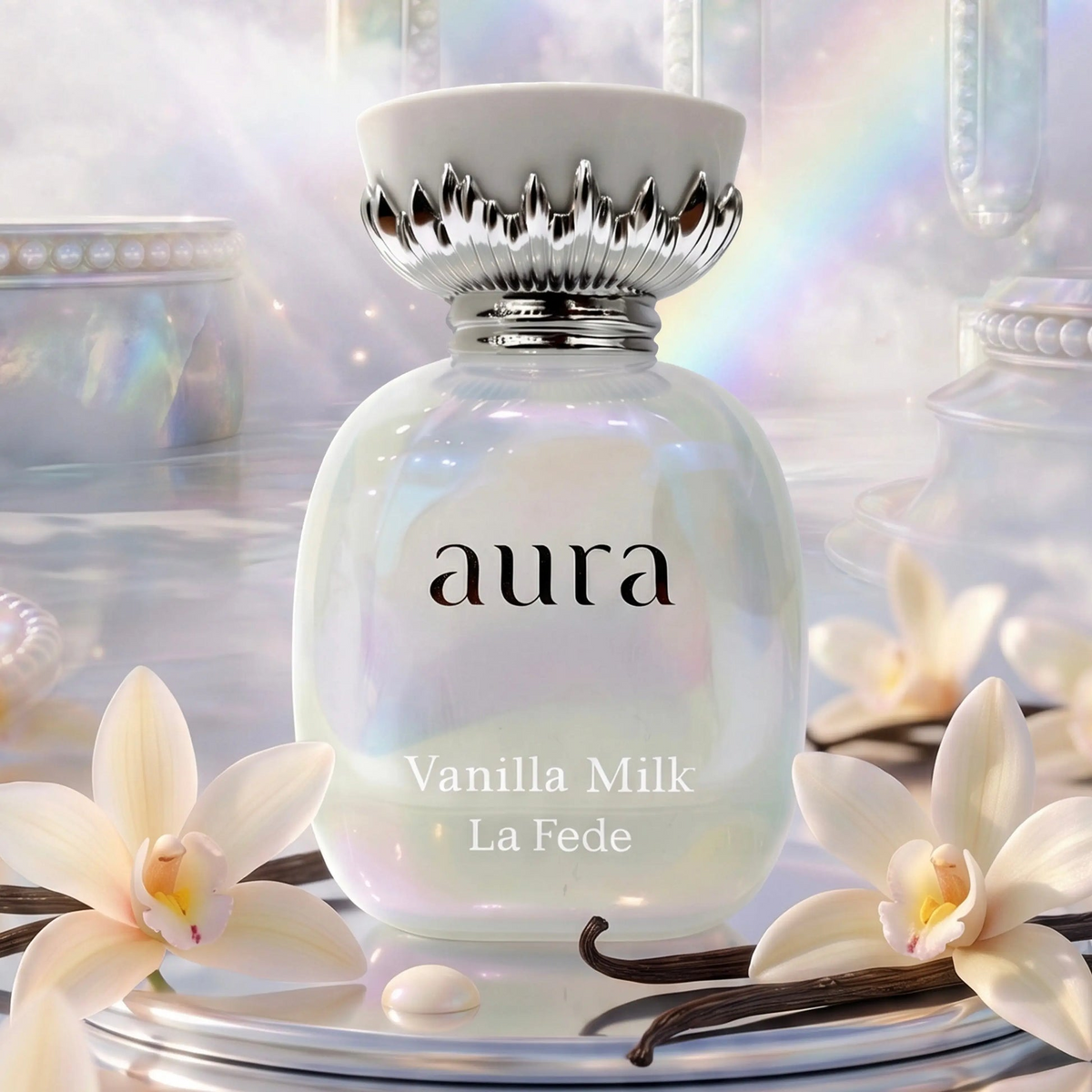 Aura Vanilla Milk Perfume 100ml Khadlaj  Emarati