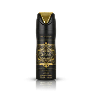 Badee Al Oud Deodorant Body Spray 200ml Lattafa - Aromique Beauty Ltd