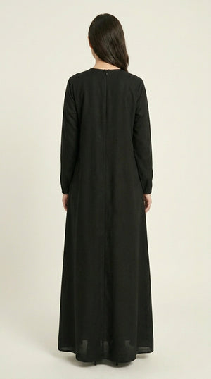 Black Premium Nida Abaya  Emarati