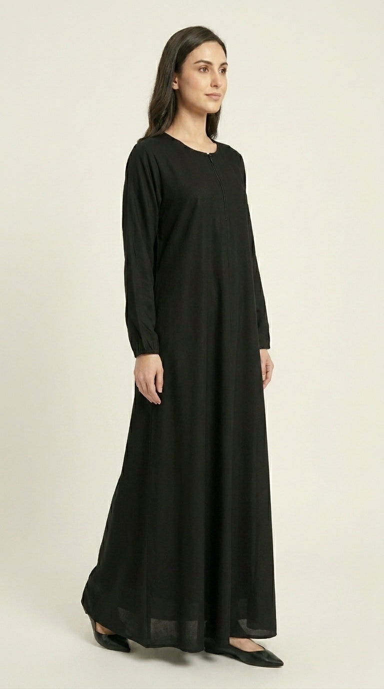 Black Premium Nida Abaya  Emarati