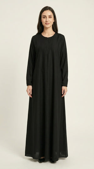 Black Premium Nida Abaya  Emarati