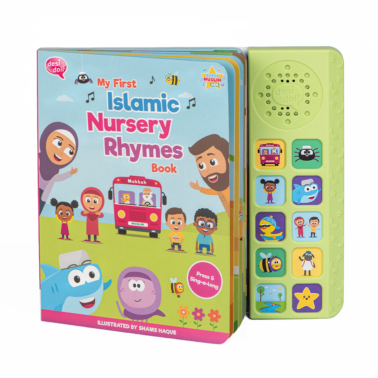 Desi Doll Islamic Nursery Rhymes Book – Early Learning Book for Kids  Emarati