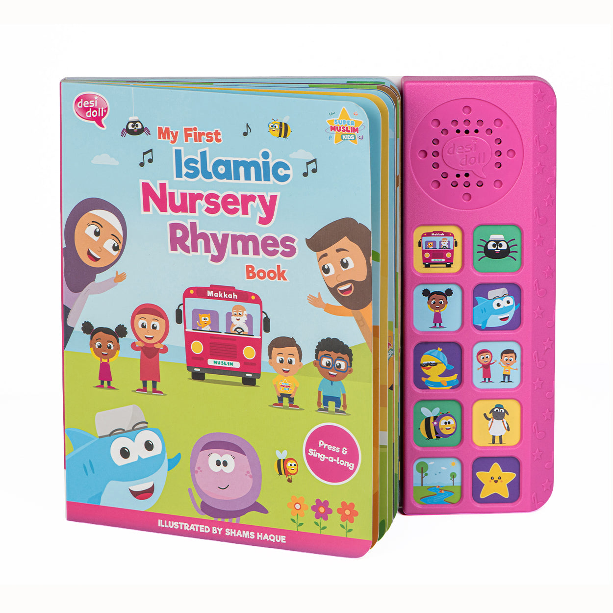 Desi Doll Islamic Nursery Rhymes Book – Early Learning Book for Kids  Emarati