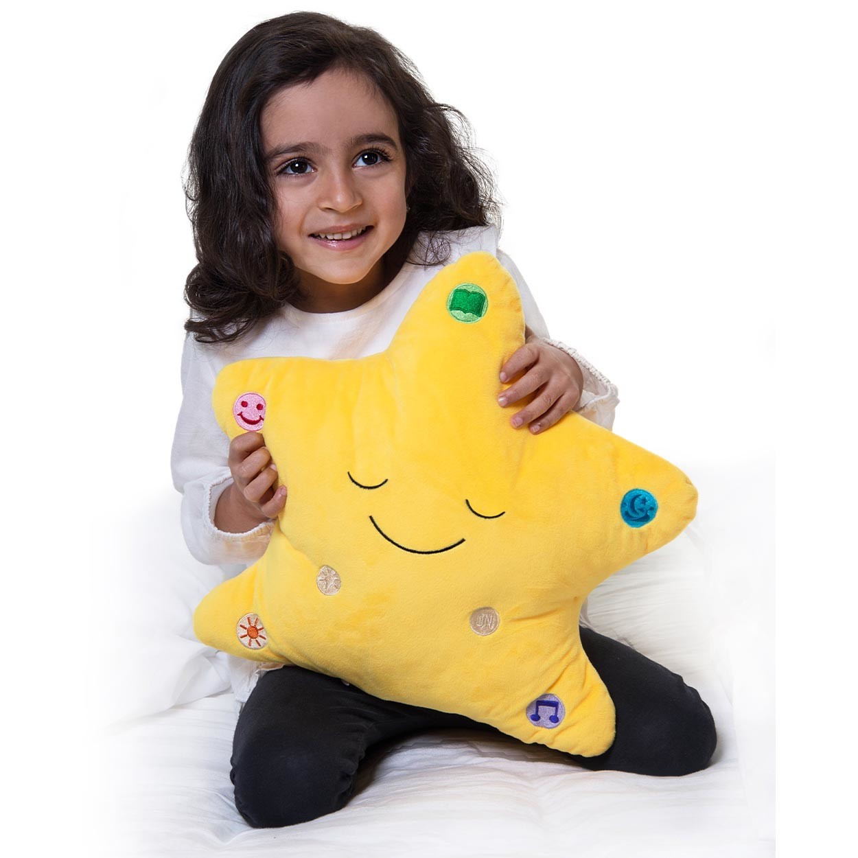 Desi Doll My Dua Pillow Yellow – Islamic Kids Dua Pillow  Emarati