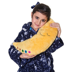 Desi Doll My Quran Pillow (Moon Shape) – Islamic Kids Learning Pillow with Light & Sound  Emarati