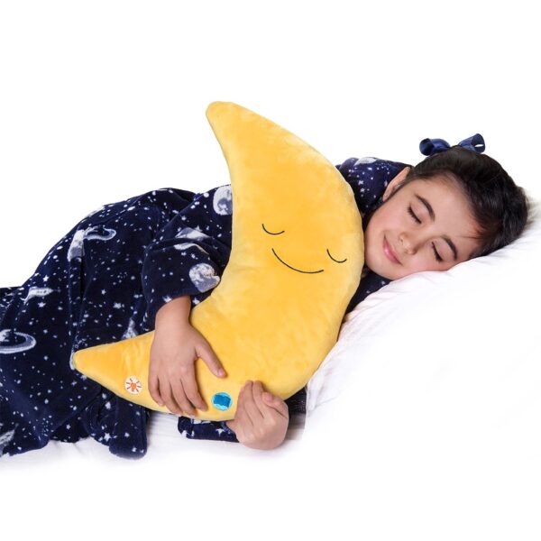 Desi Doll My Quran Pillow (Moon Shape) – Islamic Kids Learning Pillow with Light & Sound  Emarati