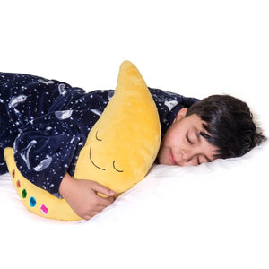 Desi Doll My Quran Pillow (Moon Shape) – Islamic Kids Learning Pillow with Light & Sound  Emarati