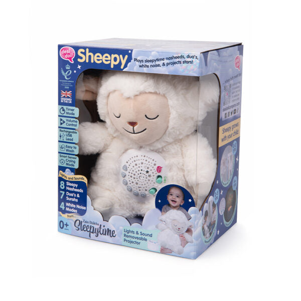 Desi Doll Sheepy Sleepytime Sheep – Soft Sleep Aid Plush Toy for Babies & Kids  Emarati