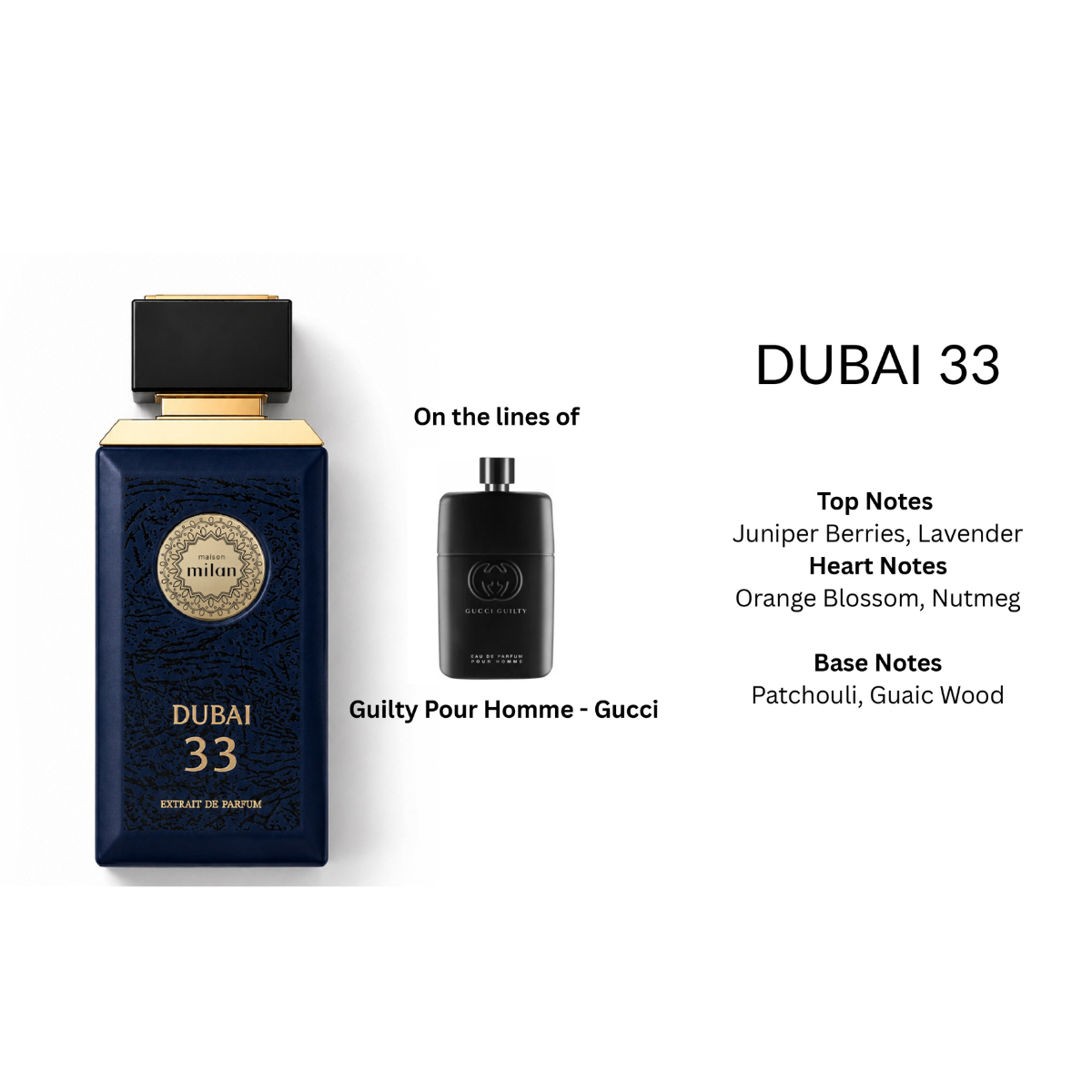 Dubai 33 Extrait de Perfume 100ml Maison Milan  Emarati