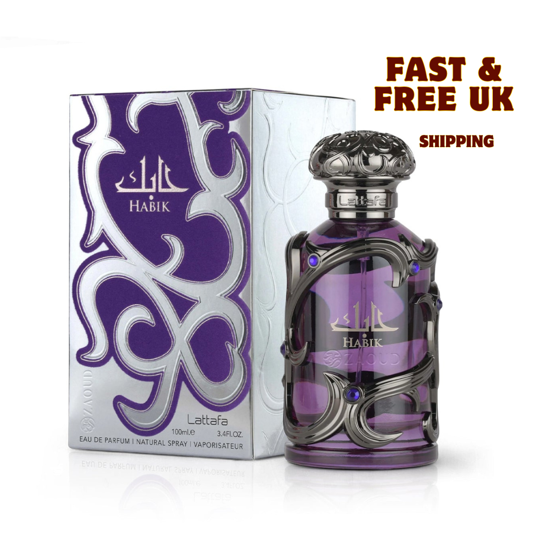 Habik Men Perfume 100ml EDP Lattafa - Aromique Beauty Ltd