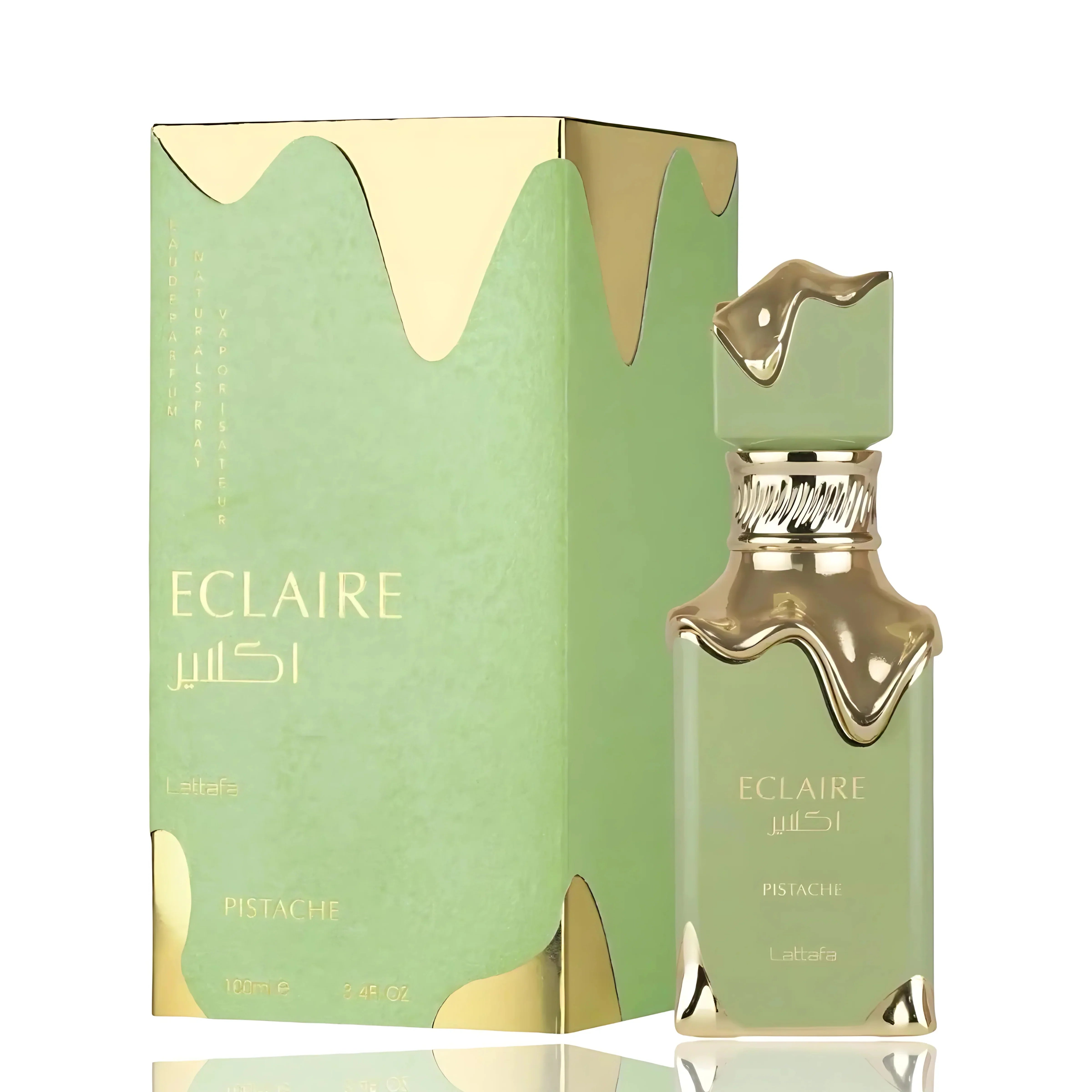 Eclaire Pistache Perfume 100ml EDP Lattafa - Aromique Beauty Ltd