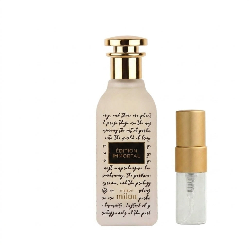Edition Immortal Perfume Sample 2ml Maison Milan  Emarati