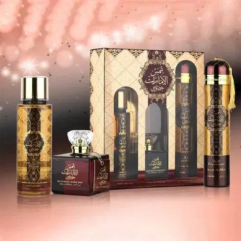 Shams Al Emarat Khususi Gift Set 3 Piece Ard Al Zaafaran - Aromique Beauty Ltd