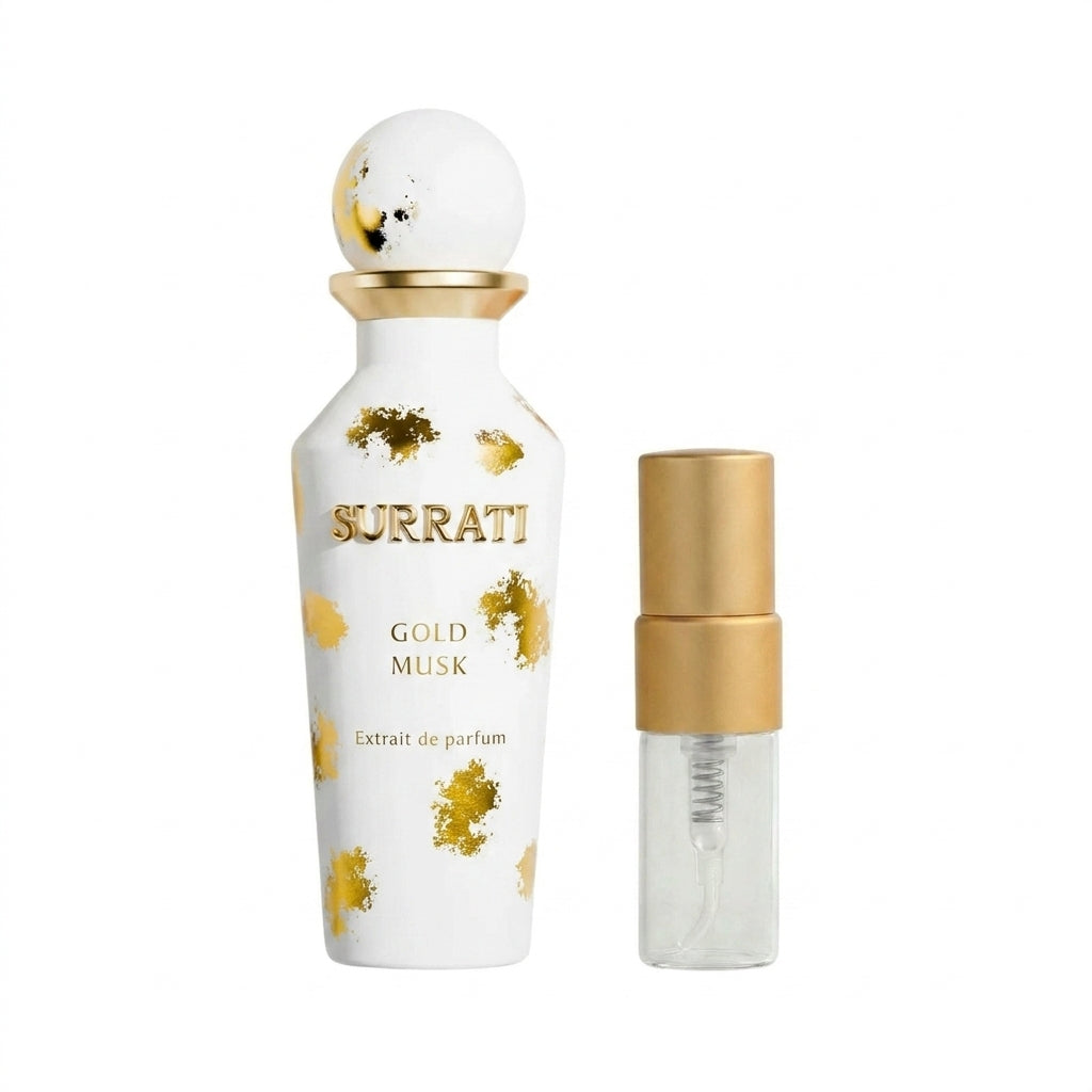Gold Musk Perfume Sample 2ml Surrati  Emarati