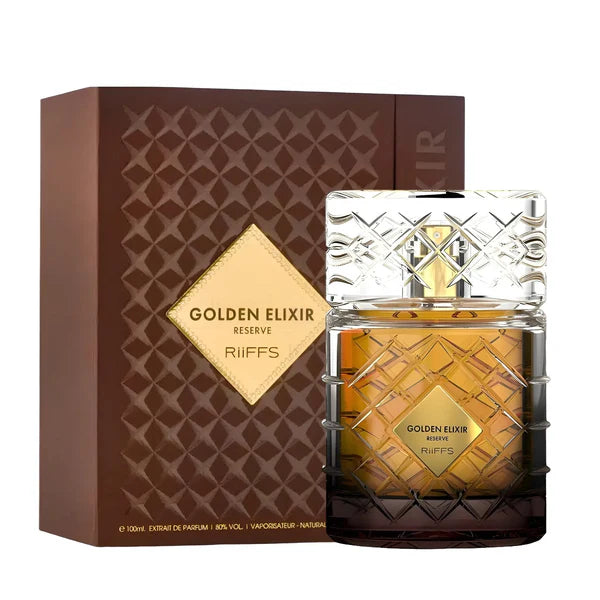 Golden Elixir Reserve Extrait de Parfum 100ml Riiffs Perfumes  Emarati