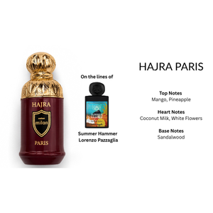 Hajra Paris Extrait de Perfume 100ml Maison Milan  Emarati
