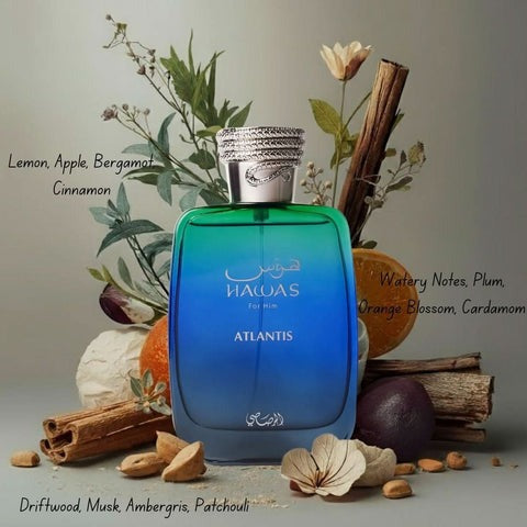 Hawas Atlantis Eau de Parfum 100ml Rasasi  Emarati