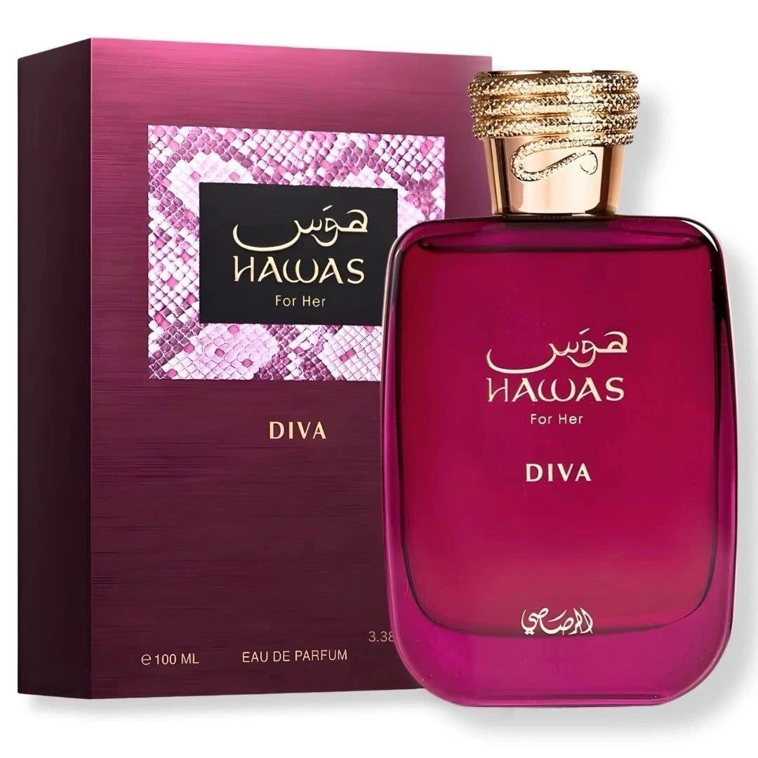 Hawas Diva Eau de Parfum 100ml Rasasi  Emarati