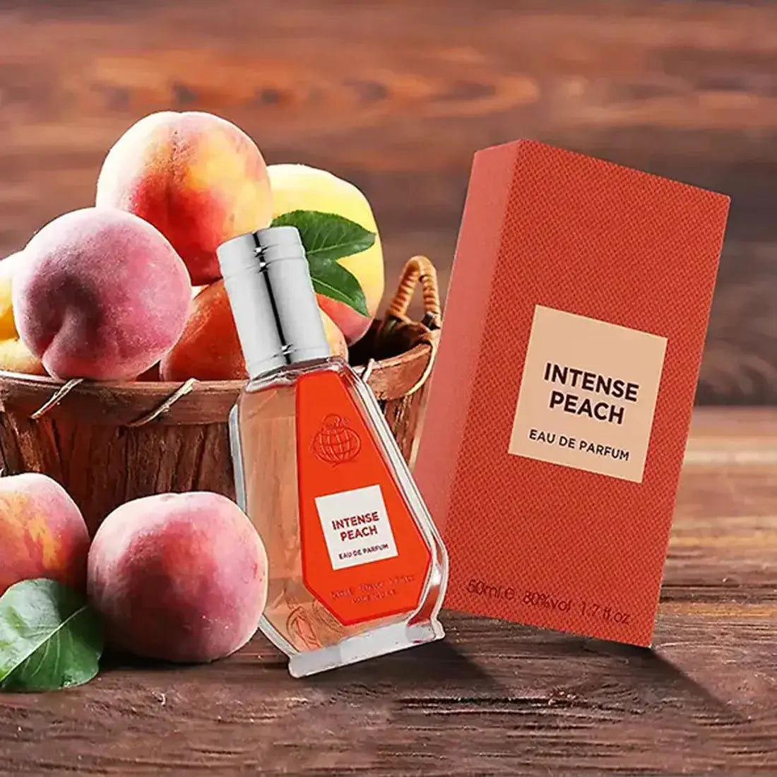 Intense Peach Perfume 50ml EDP Fragrance World - Aromique Beauty Ltd