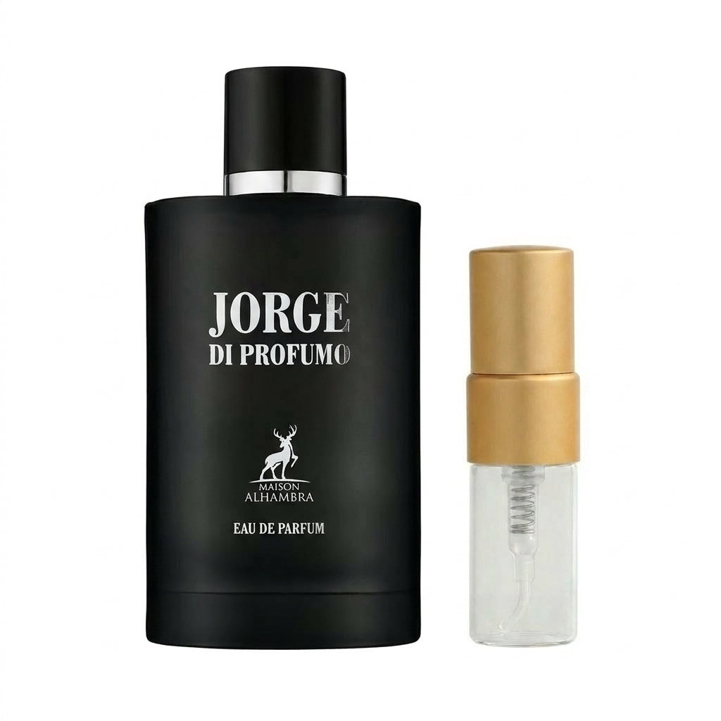 Jorge Di Profumo Perfume Sample 2ml Maison Alhambra  Emarati