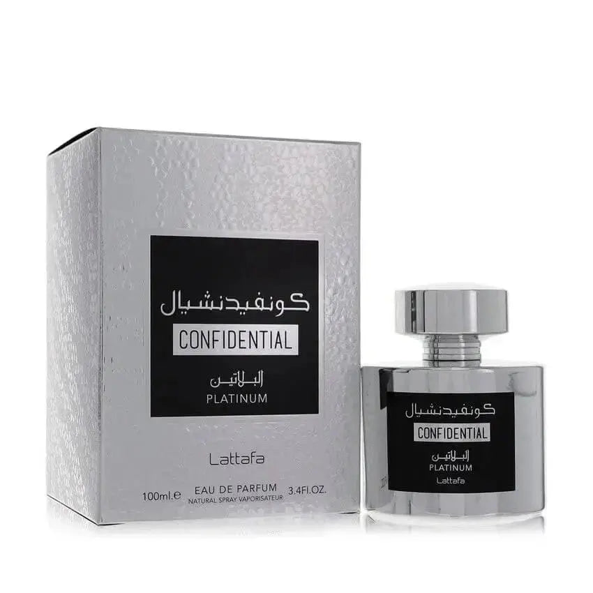 Confidential Platinum Perfume 100ml EDP for Men Lattafa
