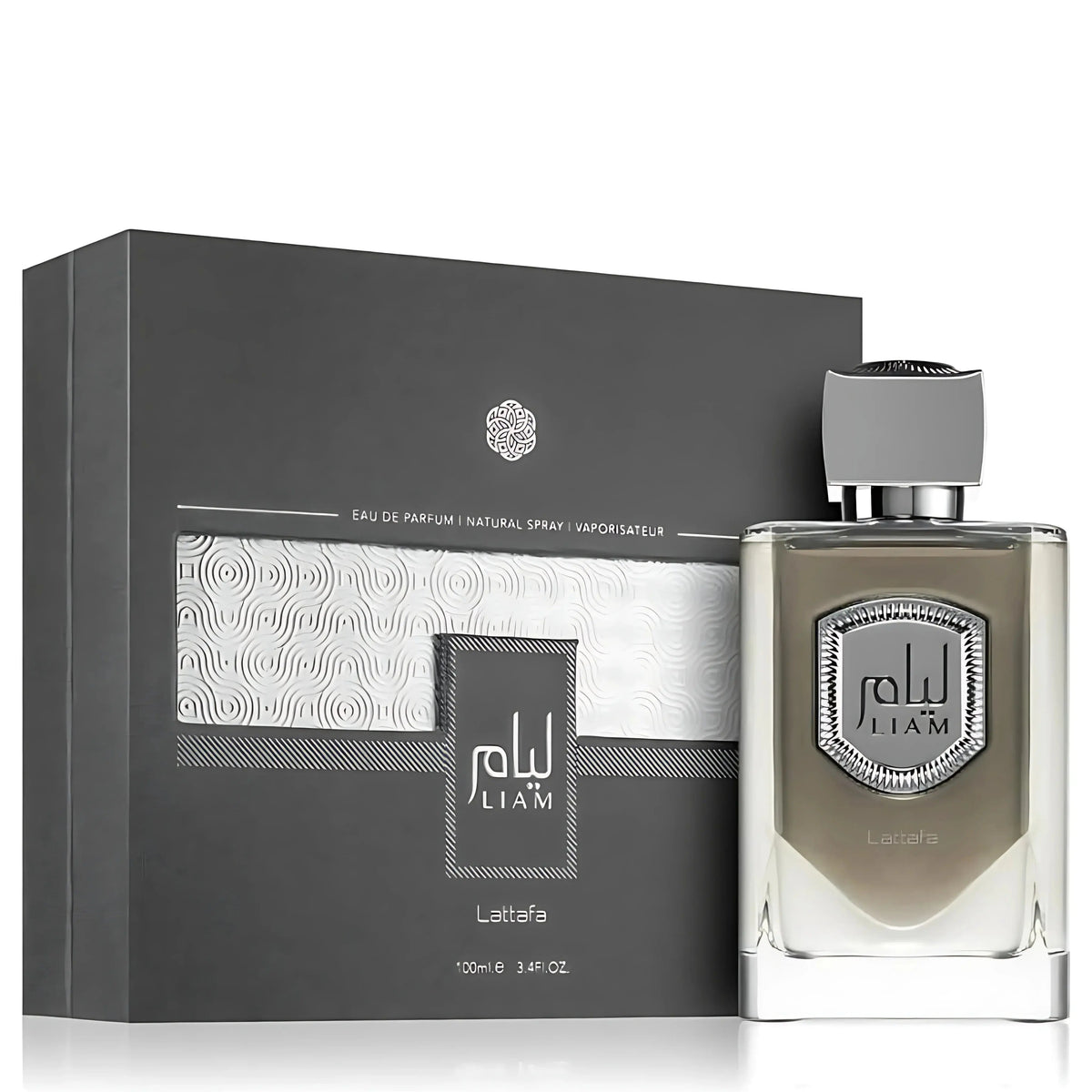 Liam Grey Perfume 100ml EDP Lattafa - Aromique Beauty Ltd