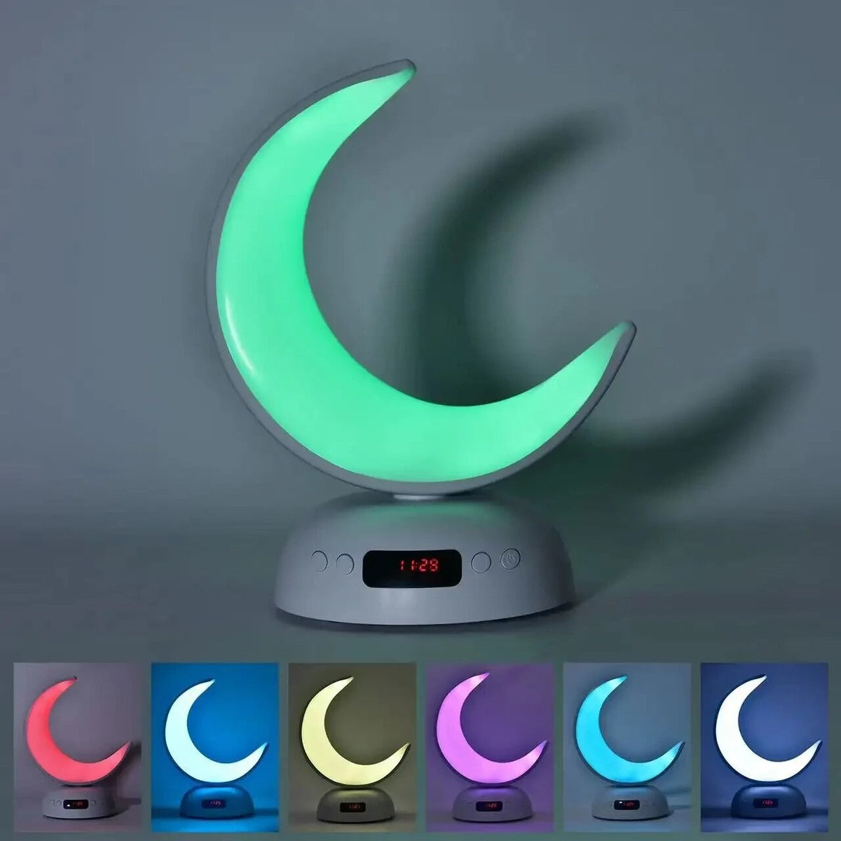 Moon Lamp Quran Speaker with Azan Clock  Emarati
