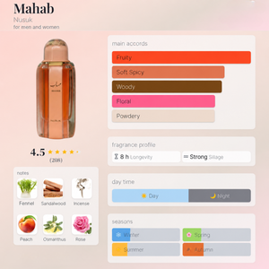 Mahab Eau de Parfum 100ml Riiffs Perfumes  Emarati
