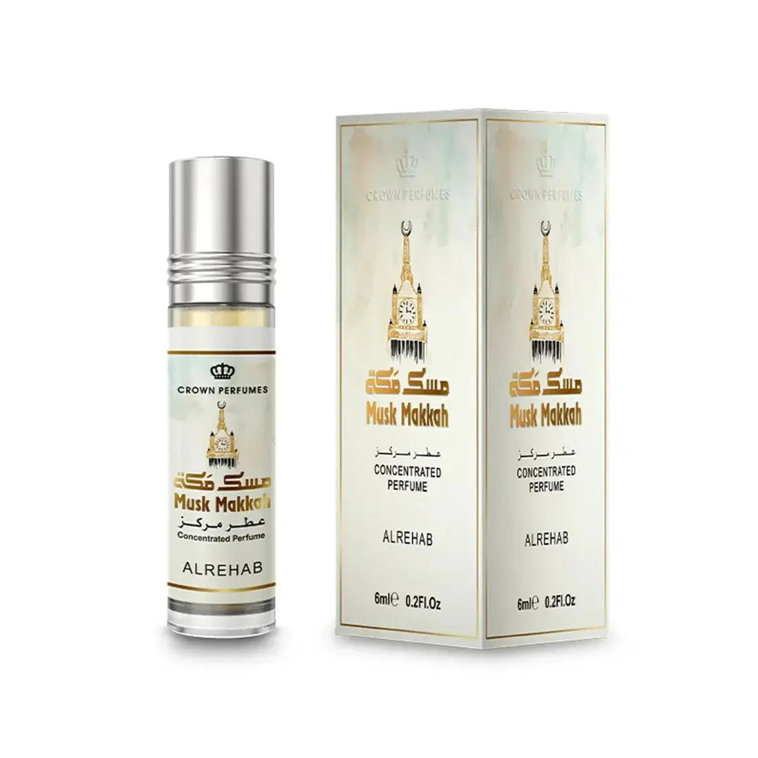 Musk Makkah Perfume Oil 6ml Al Rehab - Aromique Beauty Ltd