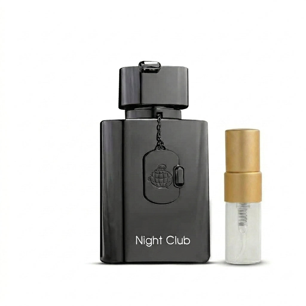 Night Club Perfume Sample 2ml Fragrance World  Emarati